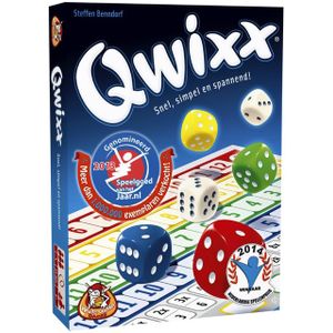 White Goblin Games Qwixx - Dobbel mee en laat je aansteken door de QWIXX-koorts! Geschikt voor 2-5 spelers vanaf 8 jaar