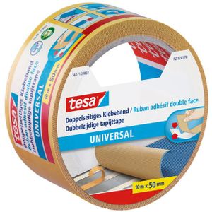 Tapijttape tesa® universal 10mx50mm dubbelzijdig wit