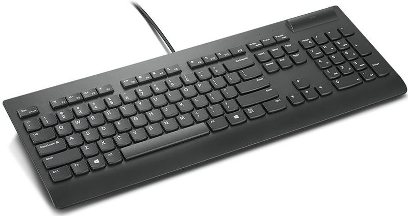 Lenovo Smartcard II toetsenbord USB Belgisch, Frans Zwart