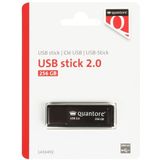 Quantore - USB-stick - Zwart - 256GB - USB 2.0
