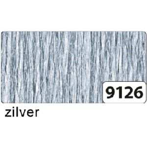 Crepepapier Folia 250x50cm nr9126 zilver