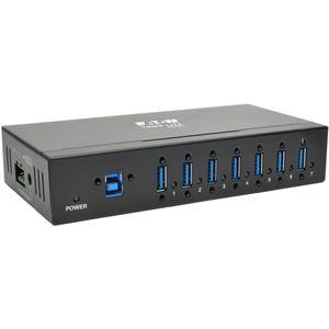 Tripp Lite U360-007-IND interface hub USB 3.2 Gen 1 (3.1 Gen 1) Type-B 5000 Mbit/s Zwart