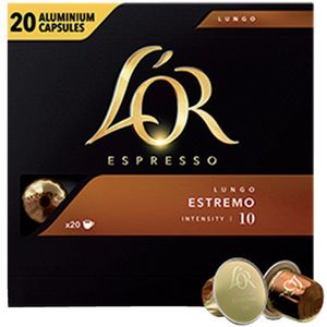 Koffiecups L'Or espresso Lungo Estremo 20st
