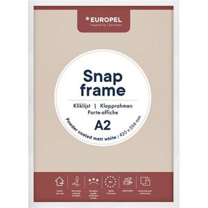 Kliklijst Europel A2 25mm mat wit