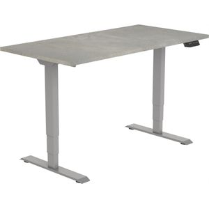 Elektrisch Zit-Sta Bureau Tsherysh Gray Oxyd 140 x 80