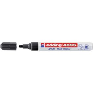 Krijtstift edding 4095 rond zwart 2-3mm
