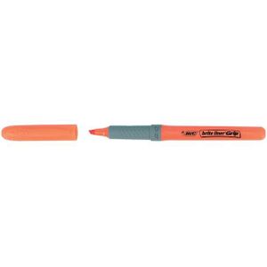 Markeerstift Bic grip oranje