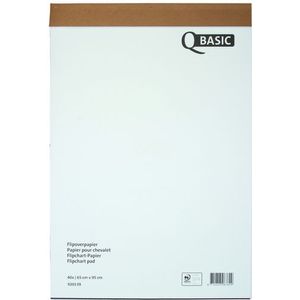 Flipoverpapier Qbasic 65x98cm 50 vel ongevouwen