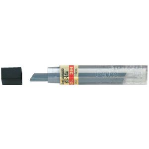 Potloodstift Pentel 0.5mm zwart per koker 3H
