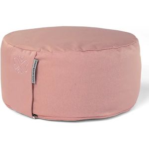 Meditatiekussen │ Rond │ Katoen & Boekweitvulling │ Roze