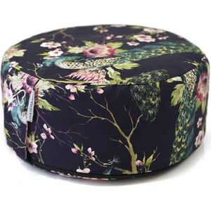 Meditatiekussen - Rond - Katoen - Boekweitvulling - Royal Peacock