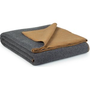 DecoKing Mic Knuffeldeken 200 x 220 cm zilvergrijs deken microvezel sprei fleece zacht knuffelig