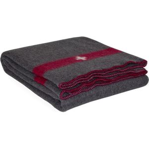Merino deken Swiss de Luxe - grijs - Grijs