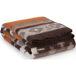 Tweepersoons deken TRIBE - oker - 140x200 cm, Geel