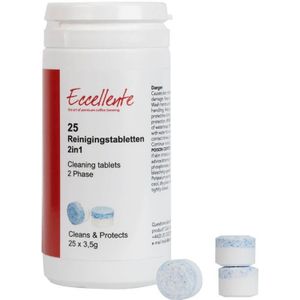 ECCELLENTE Reinigingstabletten 2in1 - 25 stuks