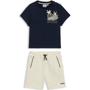 Shorts en T-shirt voor kinderen met creatief kunstwerk