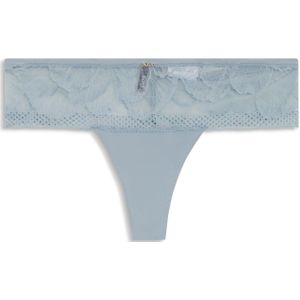 String van microvezelstof met kant gedetailleerd met pioenrozen