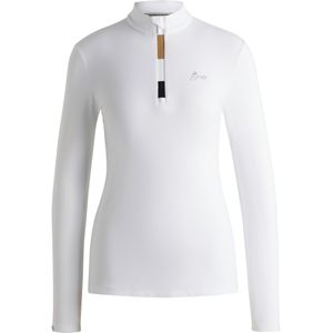 Slim-fit trainingsshirt van superelastisch materiaal voor ruiters