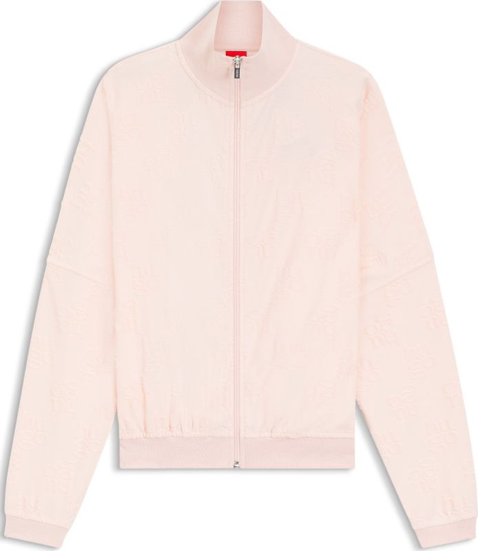 Jack van een katoenmix met all-over-logopatroon