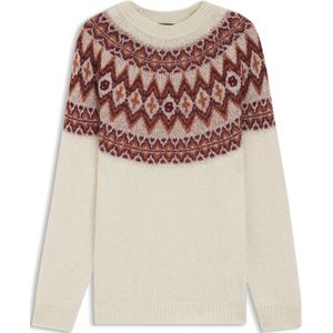 Boss - Hisle 10274997 01 - Trui - Fair Isle - Relaxte Pasvorm