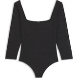 Hugo - Square Neck Body - Zwart - Dames