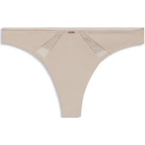 BOSS - String - Microvezelstof - Met Kanten Inzetstukken