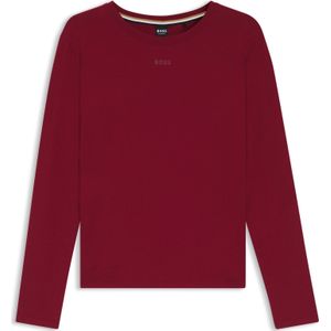 BOSS - Pyjamashirt - Stretchkatoen - Met Logoprint