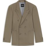 Relaxed-fit blazer van stretchmateriaal