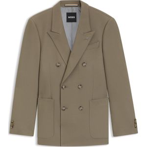 Relaxed-fit blazer van stretchmateriaal