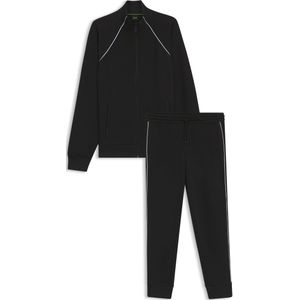 Trainingspak met contrastbiezen van katoenmix