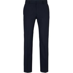 BOSS - Slim-fit Broek - Scheerwol - Stretch