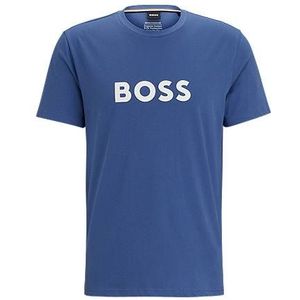 Regular-fit T-shirt van katoenen jersey met UV-bescherming (factor 50+)