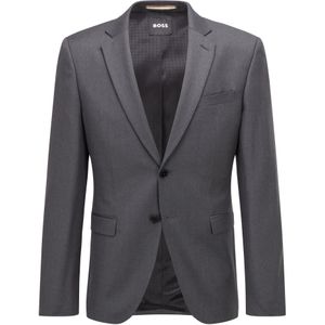 Extra slim-fit colbert van scheerwollen serge