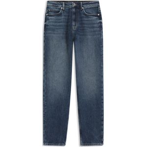 HUGO - Mom-fit Jeans - Blauw - Stretchdenim