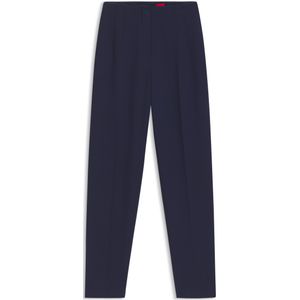 Regular-fit broek met wortelpijpen van stretchmateriaal