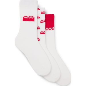 HUGO - Menswear - Enkelsokken - Kwartlengte - Katoenmix - Logodetails