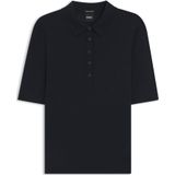 BOSS - Polotrui - Merinowol - Knoopsluiting met 5 knopen