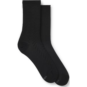 Set van twee paar sokken van een zachte mix in standaardlengte