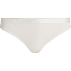 BOSS - String - Zwart - Stretchjersey - Lage Tailleband met Logo's