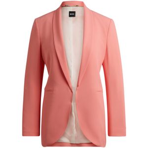 Regular-fit blazer met open voorkant