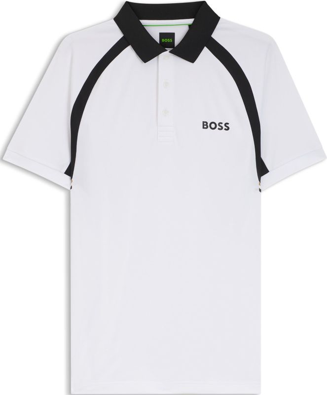 Sneldrogende slim-fit polo van stretchmateriaal