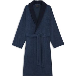 Ochtendjas van katoenen fluweel met Double B-monogram