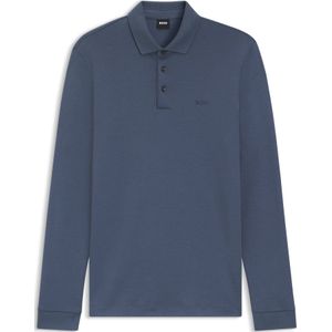 Regular-fit polo van interlocked katoen