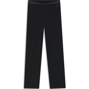 Pyjamabroek van stretchmateriaal met satijnen details