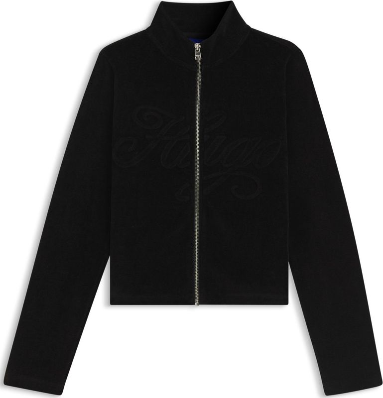 HUGO - Dessie B 10274651 01 - Sweatshirt - Blauw - Slanke Pasvorm