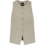 Slim-fit gilet van scheerwol
