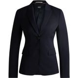 BOSS - Blazers - Marine - Getailleerd Model - Lange Mouw - Knoopsluiting