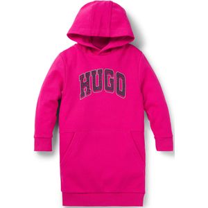 Lange kinderhoodie met logo in collegestijl