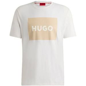 Regular-fit T-shirt van katoenen jersey met logoprint