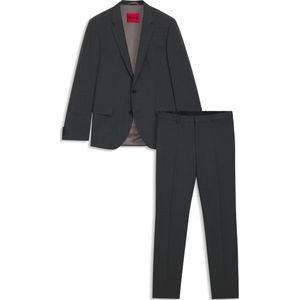 Slim-fit pak van een wolmix met hoogwaardige stretch